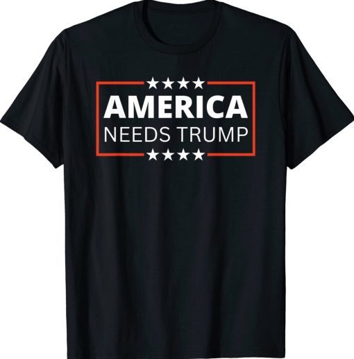 America Needs Trump President Election Vote Anti Biden Tee Shirt