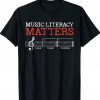 Music Literacy Matters I Like To Eat Puppies Funny T-Shirt