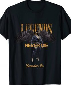 Legends Never Die Brazilian Jiu Jitsu Tee Shirt