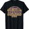Purple football pancake for purple and golds Tee Shirt
