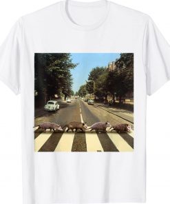 Possums Road Crossing Parody Opposum Lover Tee Shirt