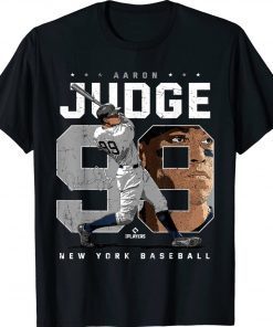 Aaron Judge Number Portrait Baj New York Vintage T-Shirt