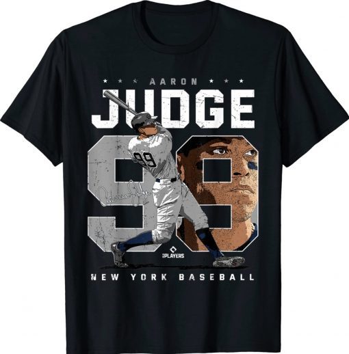 Aaron Judge Number Portrait Baj New York Vintage T-Shirt