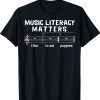 Music Literacy Matters I Like To Eat Puppies Tee Shirt