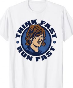 Chad Powers 200 American Football Think Fast Run Fast Vintage TShirt