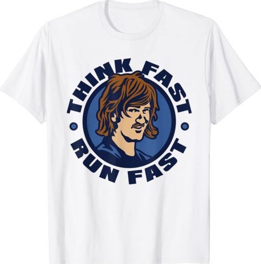 Chad Powers 200 American Football Think Fast Run Fast Vintage TShirt