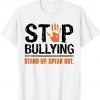 Unity Day Orange Stop Bullying Stand Up Speak Out Vintage T-Shirt
