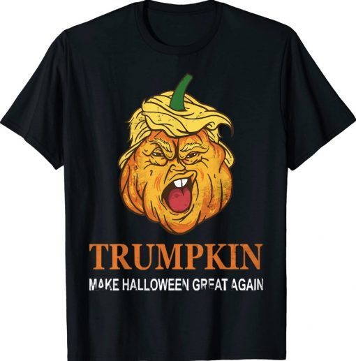 USA Flag Trumpkin Make Halloween Great Again Funny Tee Shirt