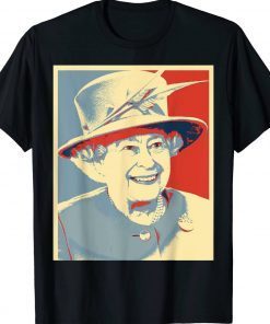 Retro Queen Elizabeth's II British Crown Unisex TShirt