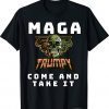 Scary Trumpy Halloween Costume Trump ULTRA MAGA Creepy Biden Vintage TShirt