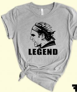 Roger Federer Legend Thanks For Memories Tee Shirt