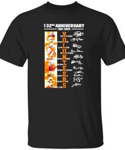 132nd anniversary 1891 2023 Travis Henry Johnny Majors Vintage Shirts