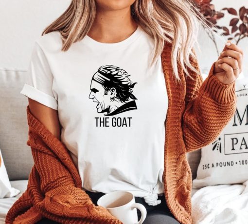 The Goat Roger Federer Legend Tee Shirt