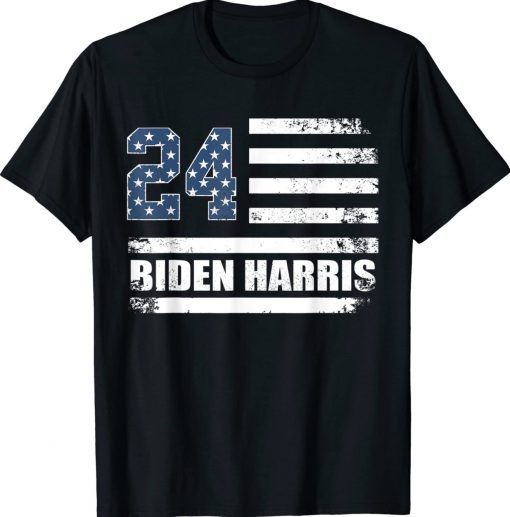 Vintage Biden Harris 2024 American Flag USA Shirts - ShirtsOwl Office