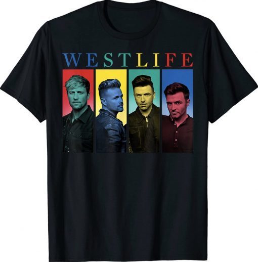 Coloured Headed Westlifes Tee Shirt