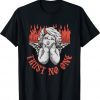 Trust No One Gothic Devil Cupid Statue Sculpture Emo Sad Tee Shirt