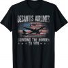 Desantis Airlines Vintage Bringing The Border to You Flag TShirt