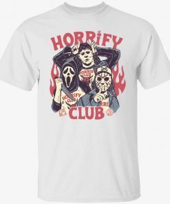 Horror character horrify club tee shirt