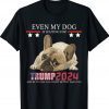 Even my dog is waiting for trump 2024 Tee Shirt