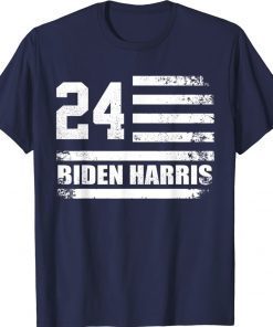 Biden Harris 24 American USA Flag Vintage Shirts