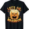 Let's Go Pumpkin Brandon Trump Pumpkin Halloween Tee Shirt