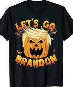 Let's Go Pumpkin Brandon Trump Pumpkin Halloween Tee Shirt