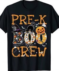 Pre-k boo crew halloween costumes for pre-k teachers vintage T-Shirt