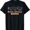 Music Literacy Matters I Like To Eat Puppies Singer Tee Shirt