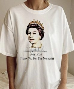 Elizabeth II Rest In Peace Thanks For The Memories 1926 - 2022 T-Shirt