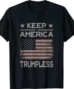 Vintage Keep America Trumpless Anti Trump T-Shirt