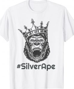 #SilverApe Silver Stacker Tee Shirt