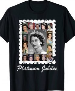 Queen Elizabeths Platinum Jubilee 70 years Celebration 2022 Tee Shirt