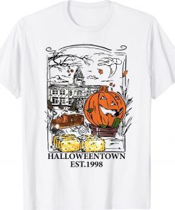 Vintage Halloween Town EST 1998 Tee Shirt