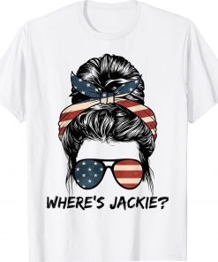 Where's Jackie Jackie Are You Here Messy Bun Vintage TShirt