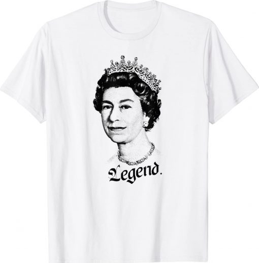 Elizabeth II The legend God Save the Queen Tee Shirt