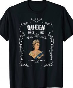 Elizabeth II Queen Legend British Crown Platinum Anniversary Tee Shirt