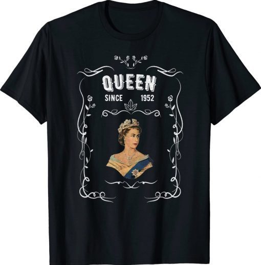 Elizabeth II Queen Legend British Crown Platinum Anniversary Tee Shirt