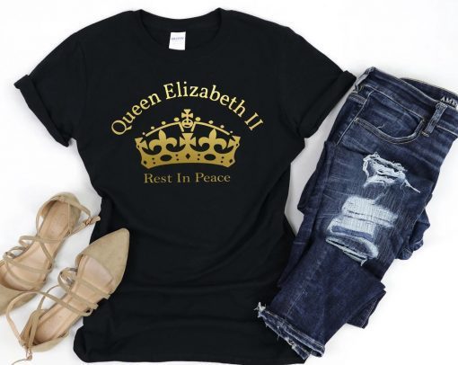 Queen Elizabeth II RIP Rest in Peace Queen Elizabeth Tee Shirt