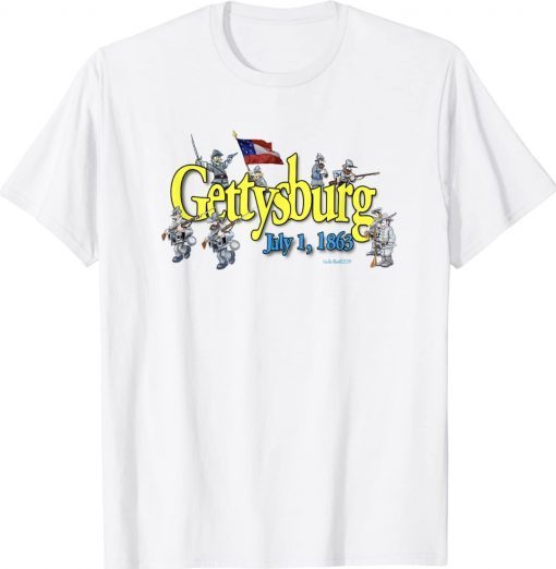 Fun Civil War Gettysburg Vintage TShirt