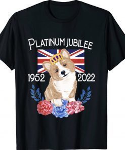 Remember Queens Platinum Jubilee Celebration British Union Jack Tee Shirt