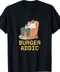 Burger Addic Vintage T-Shirt