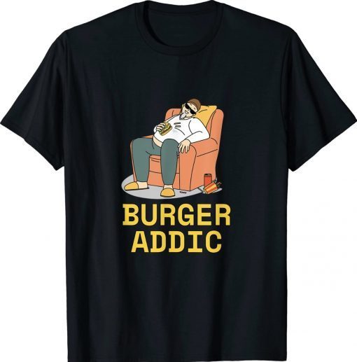 Burger Addic Vintage T-Shirt