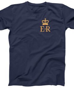 E2R ROYAL Gold Seal Queen Elizabeth II RIP T-Shirt