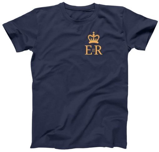 E2R ROYAL Gold Seal Queen Elizabeth II RIP T-Shirt