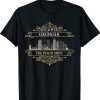 Atlanta Georgia Skyline Sketch State Capital Facts Vintage TShirt