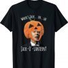 Where's Jackie Biden Jack O Lantern Pumpkin Halloween 2024 T-Shirt