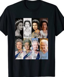 Queen Elizabeths Platinum Jubilee 70 years Celebration 2022 RIP Shirts