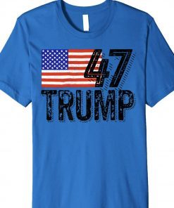 47 Trump President 2024 Vintage US T-Shirt