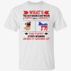 What’s the difference between a puppy and a liberal the puppy tee shirt