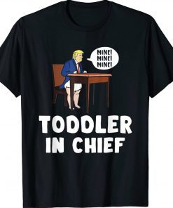 Toddler In Chief Funny Baby Trump Tee Shirt